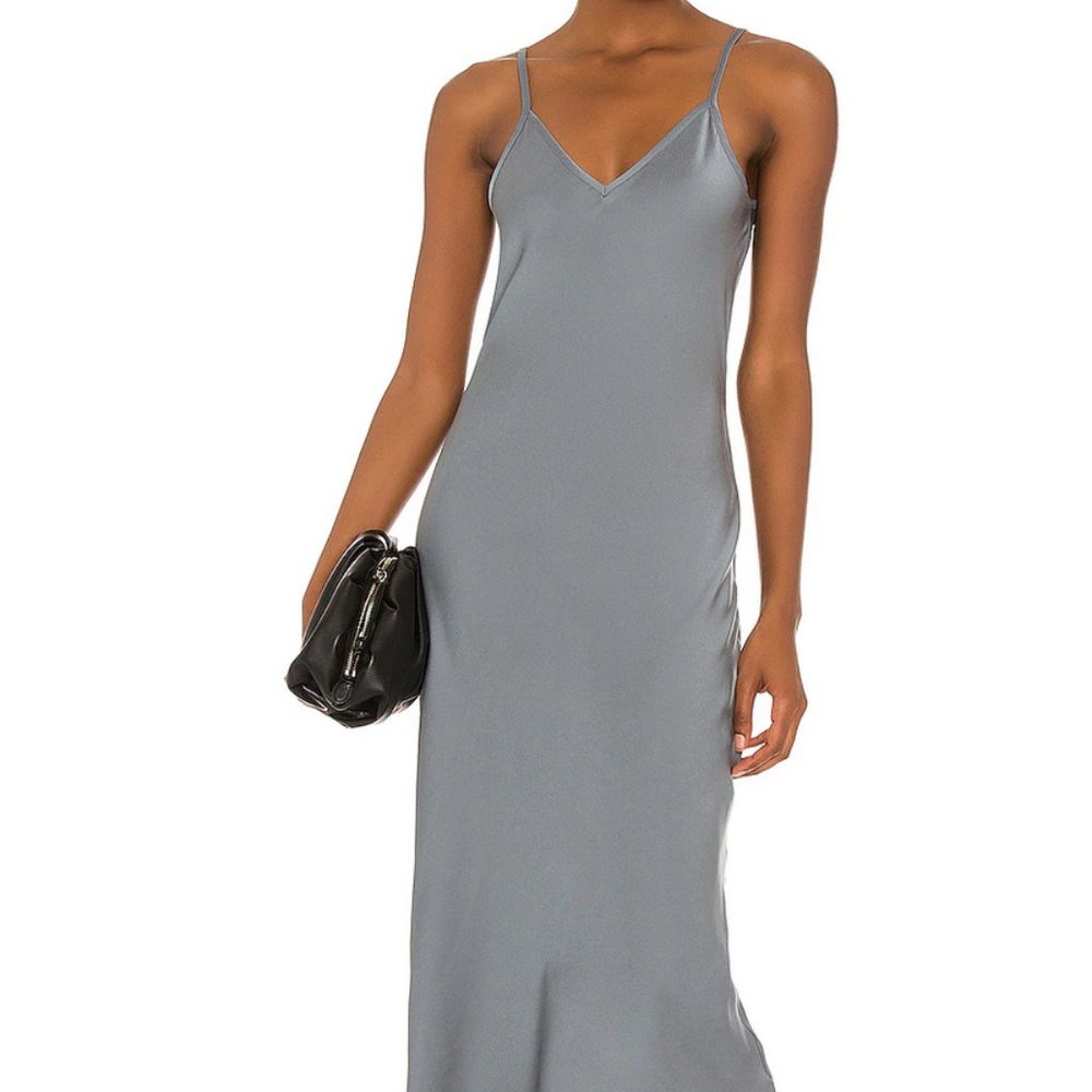 Allsaints Tierny Satin Midi Slip Dress